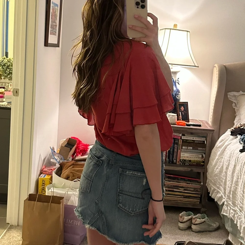 Free People Call Me Later Ruffled Bodysuit - Picture 3 of 6